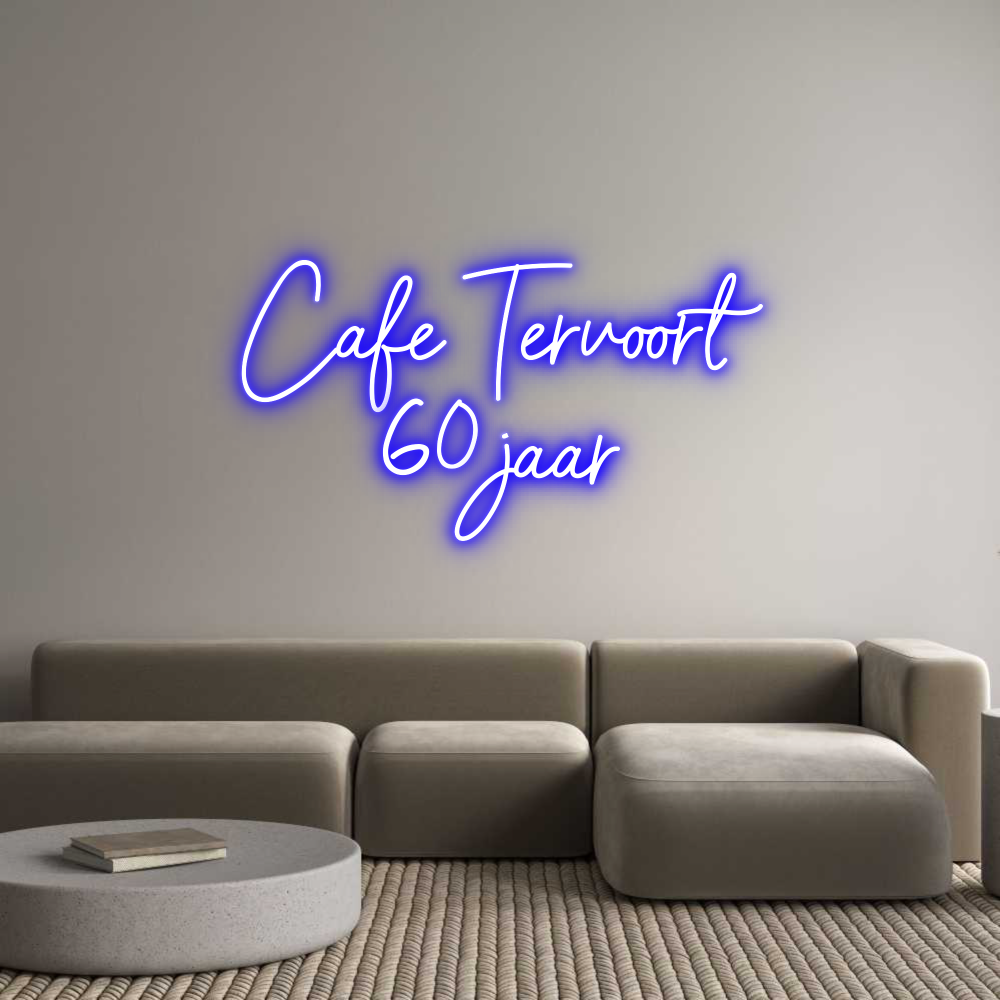 Custom Neon Sign Online Editor Café Tervoort...