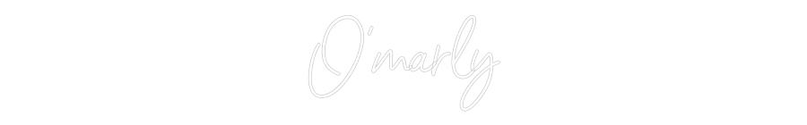 Custom Neon Sign Online Editor O'marly