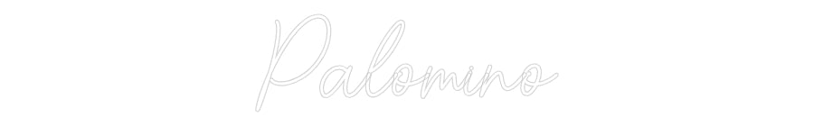 Custom Neon Sign Online Editor Palomino