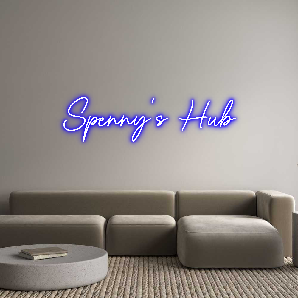 Custom Neon Sign Online Editor Spenny’s Hub