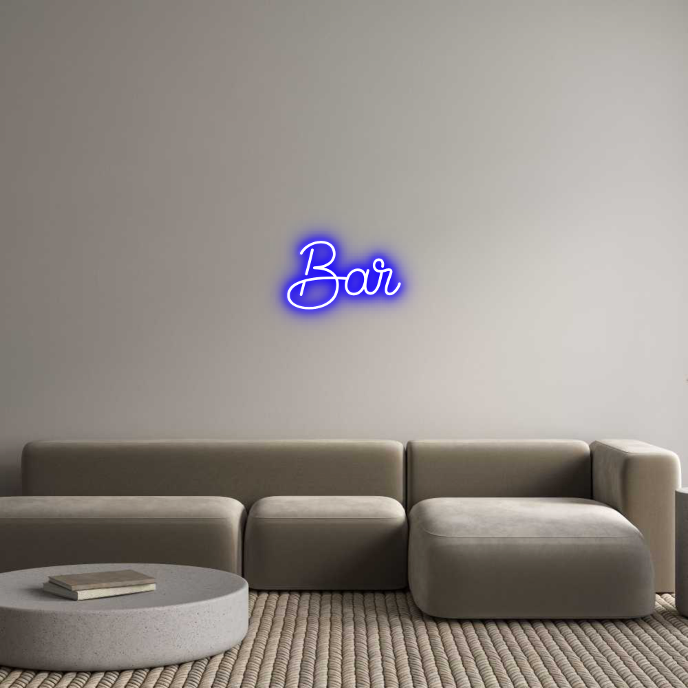 Custom Neon Sign Online Editor Bar