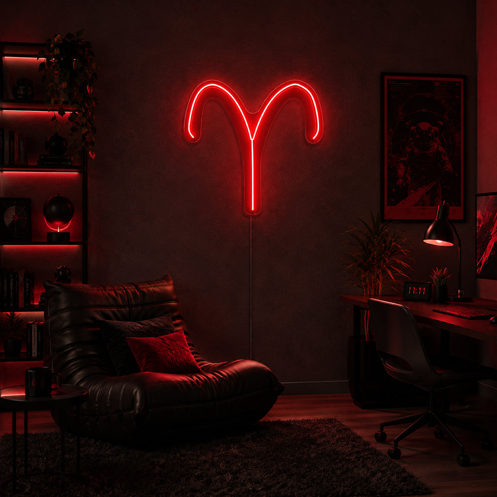 Væren ledet neonskilt - laget i London Zodiac Neon Signs
