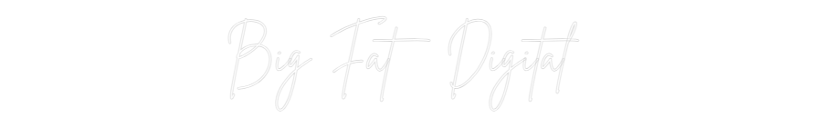 Editor online di insegne al neon personalizzate Big Fat Digi...