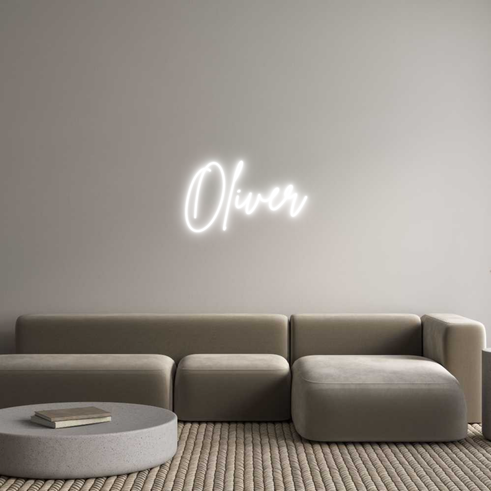 Custom Neon Sign Online Editor Oliver