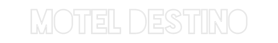 Custom Neon Sign Online Editor MOTEL DESTINO