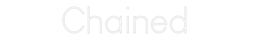 Custom Neon Sign Online Editor Chained