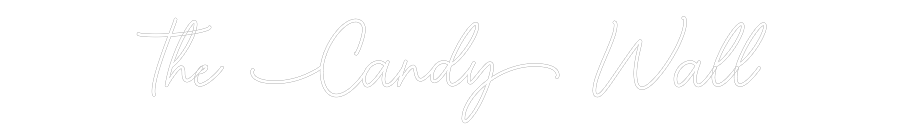 Custom Neon Sign Online Editor The Candy Wall