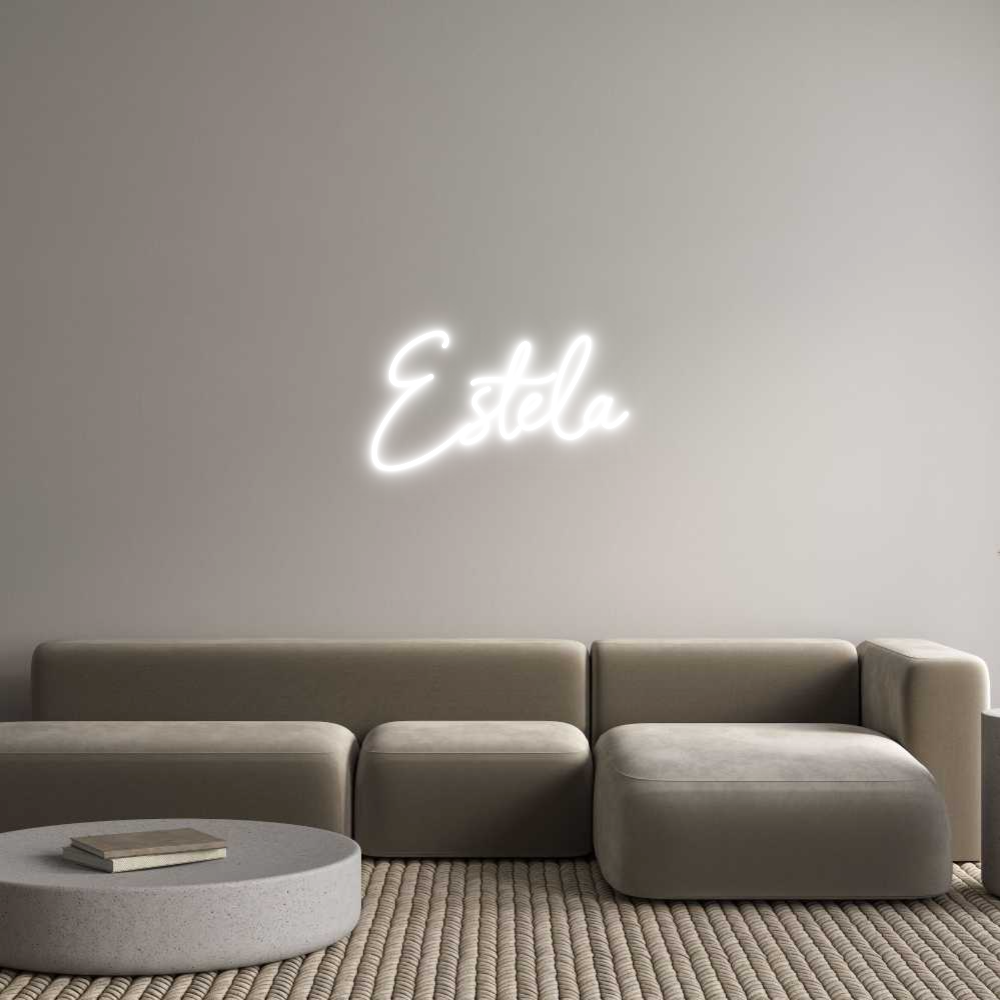 Custom Neon Sign Online Editor Estela