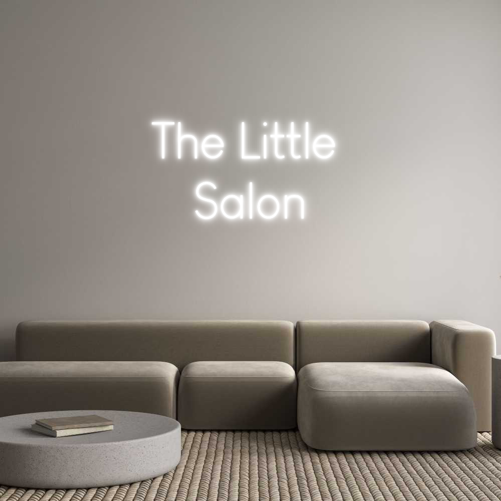 Editor on-line de letreiros de neon personalizados The Little 
...