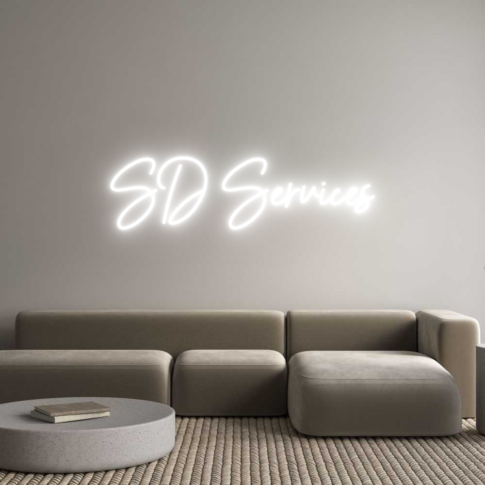 Custom Neon Sign Online Editor SD Services