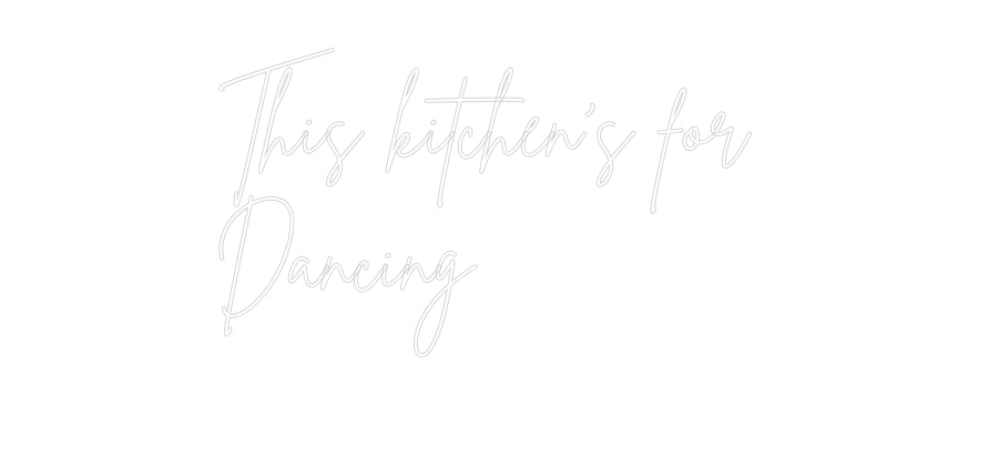 Custom Neon Sign Online Editor This kitchen'...