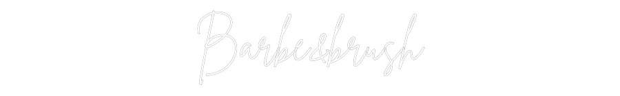 Custom Neon Sign Online Editor Barbe&brush