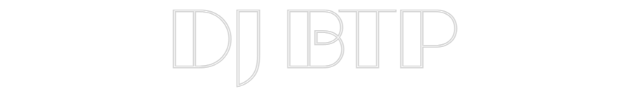 Custom Neon Sign Online Editor DJ BTP