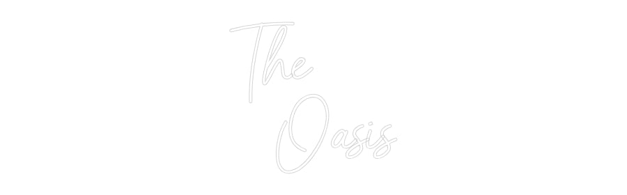 Custom Neon Sign Online Editor The
   Oasis