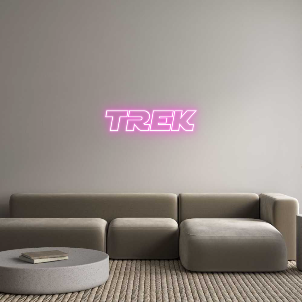 Custom Neon Sign Online Editor TREK