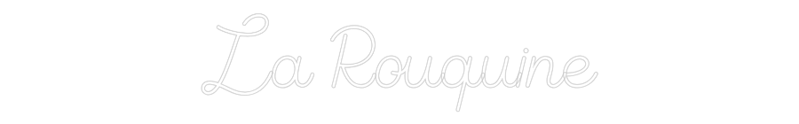 Custom Neon Sign Online Editor La Rouquine