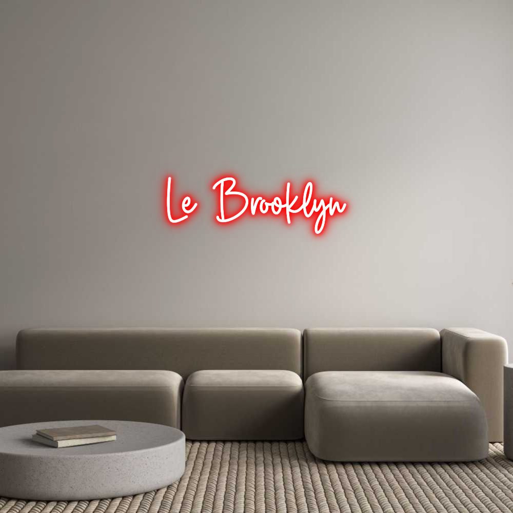 Custom Neon Sign Online Editor Le Brooklyn