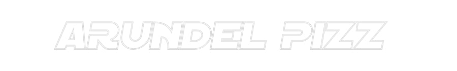Custom Neon Sign Online Editor ARUNDEL PIZZ