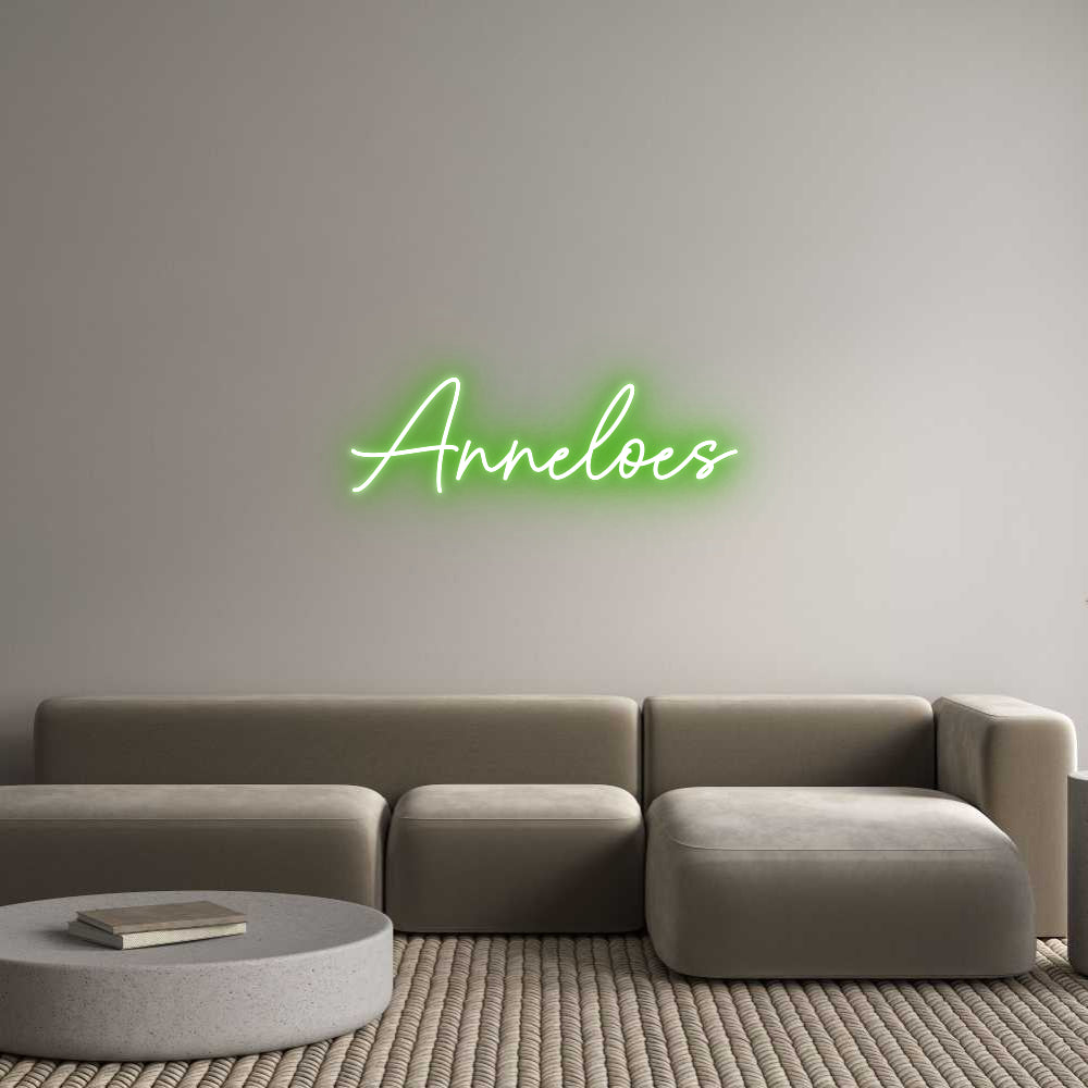 Custom Neon Sign Online Editor Anneloes