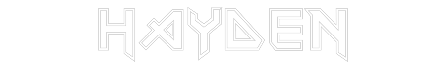 Custom Neon Sign Online Editor Hayden