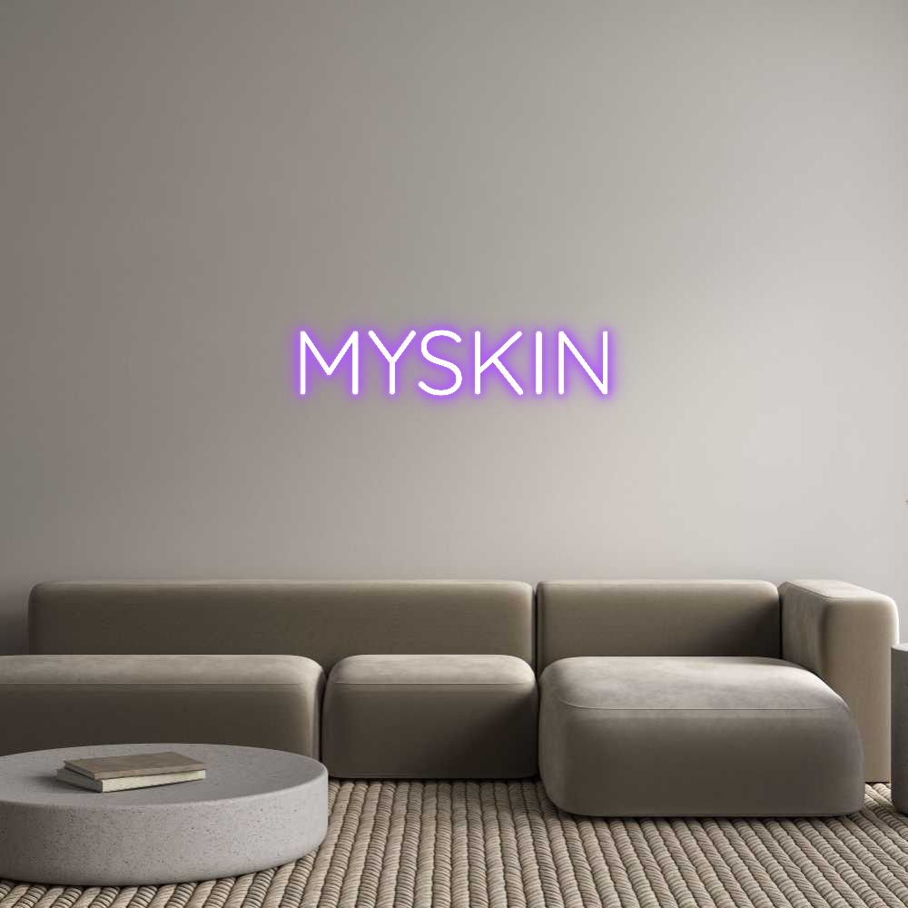Custom Neon Sign Online Editor MYSKIN