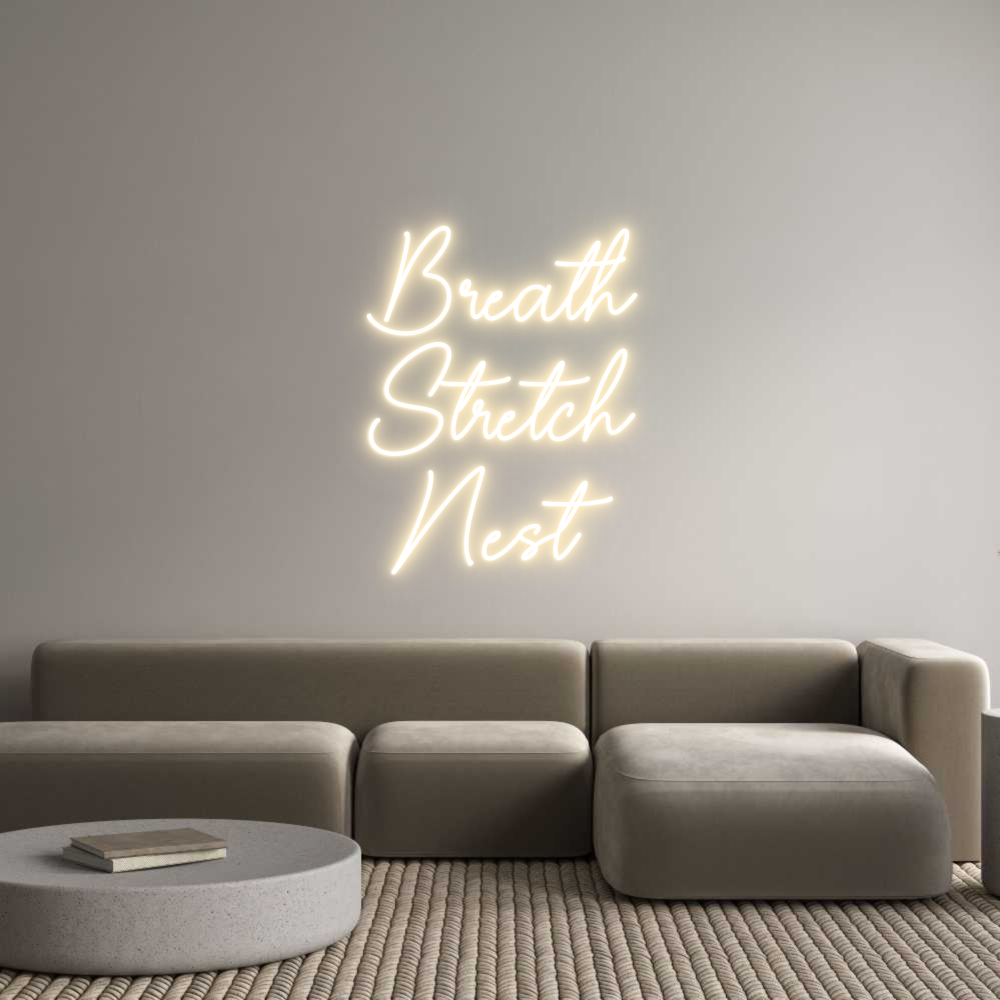 Custom Neon Sign Online Editor Breath
Stret...