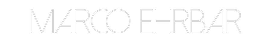 Custom Neon Sign Online Editor Marco Ehrbar