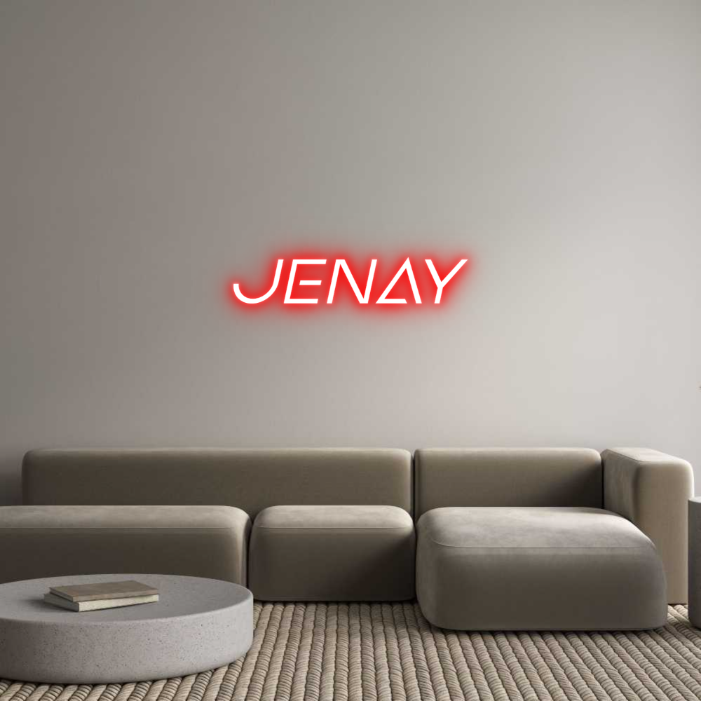 Custom Neon Sign Online Editor JENAY