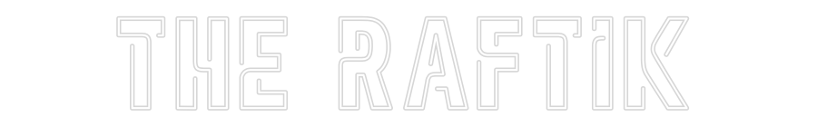 Custom Neon Sign Online Editor THE RAFTIK