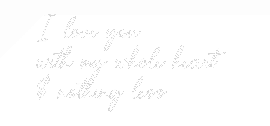 Custom Neon Sign Online Editor Jag älskar dig
w...