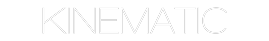 Custom Neon Sign Online Editor KINEMATIC