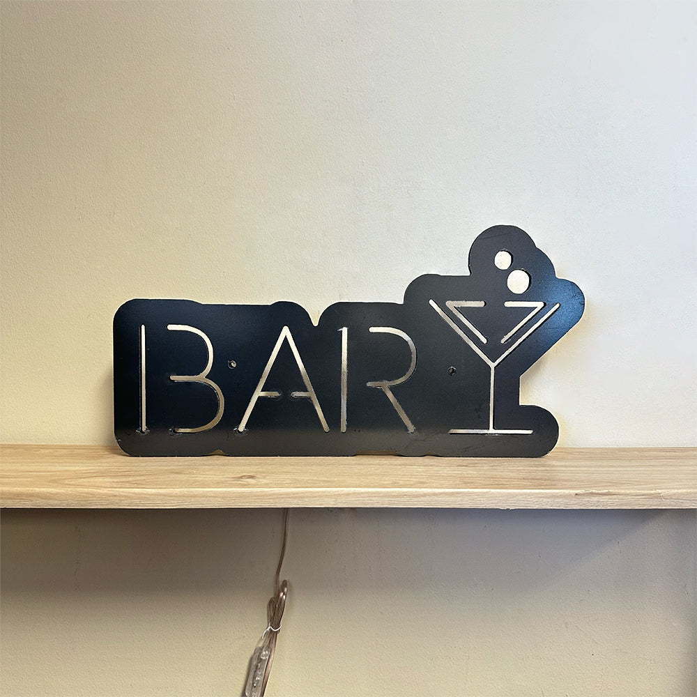 Bar Glass Backlit BRS LED Neon Sign