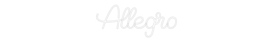 Custom Neon Sign Online Editor Allegro