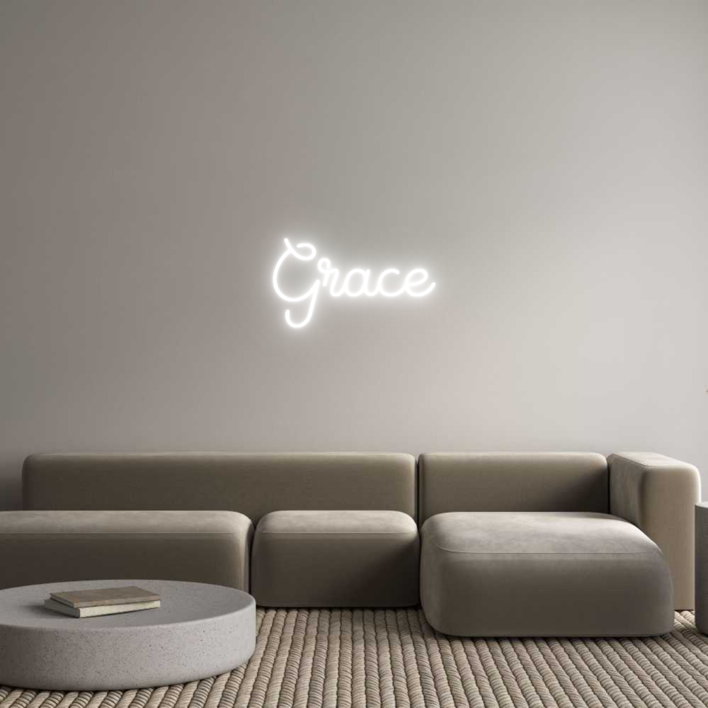 Custom Neon Sign Online Editor Grace