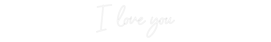 Custom Neon Sign Online Editor Jag älskar dig