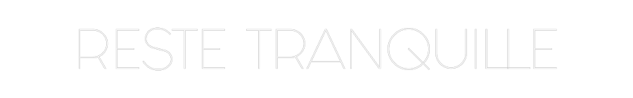 Editor online de letreiro de néon personalizado RESTE TRANQUI...