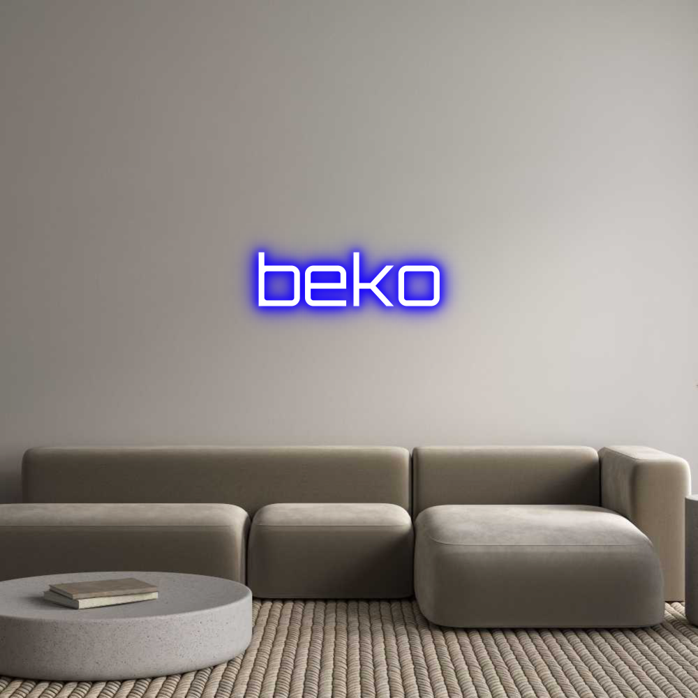 Custom Neon Sign Online Editor beko