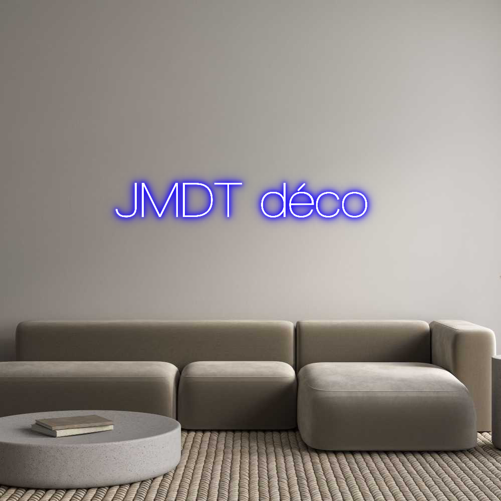 Custom Neon Sign Online Editor JMDT déco