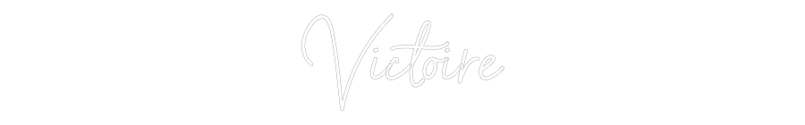 Custom Neon Sign Online Editor Victoire