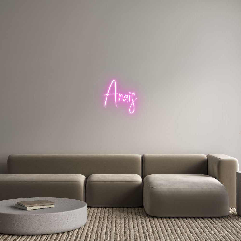 Custom Neon Sign Online Editor Anaïs