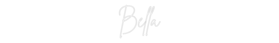 Custom Neon Sign Online Editor Bella