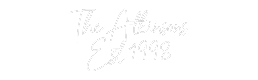 Custom Neon Sign Online Editor The Atkinsons...