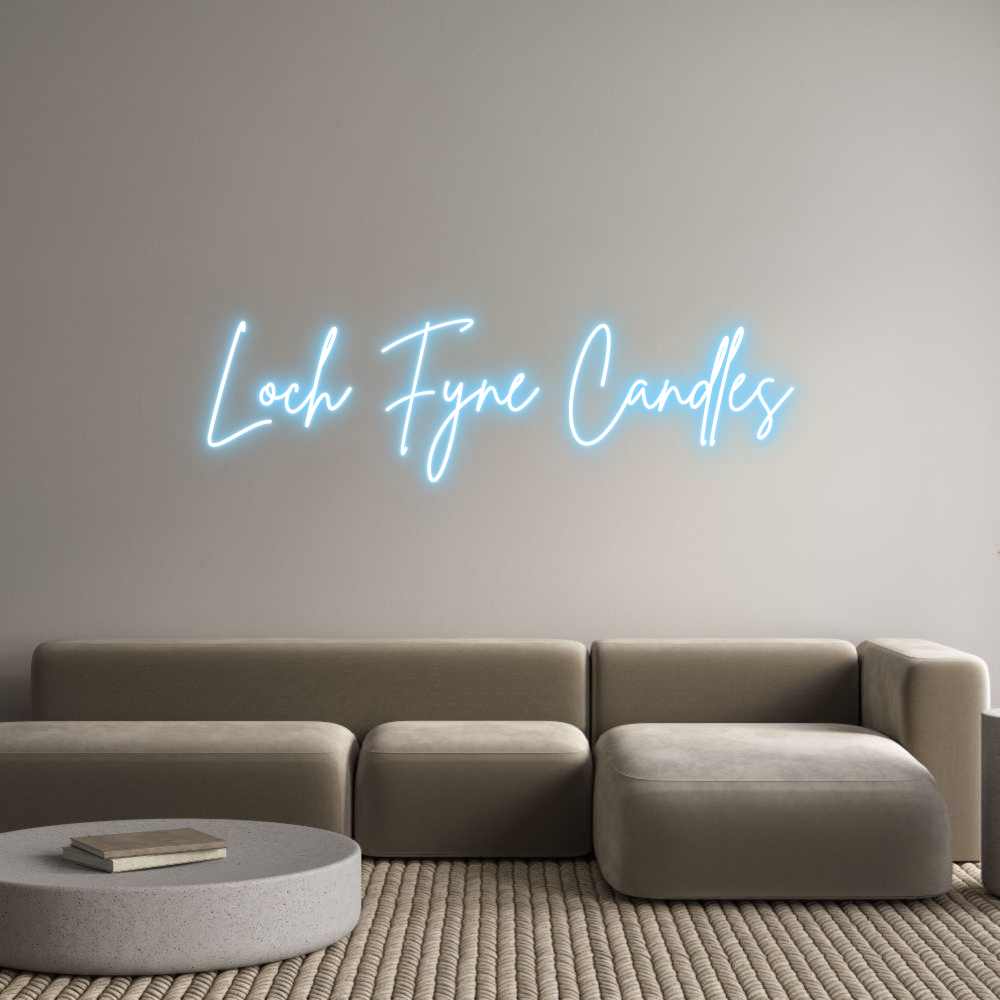 Custom Neon Sign Online Editor Loch Fyne Can...