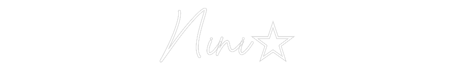 Custom Neon Sign Online Editor Nini☆