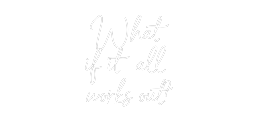 Custom Neon Sign Online Editor What
if it a...