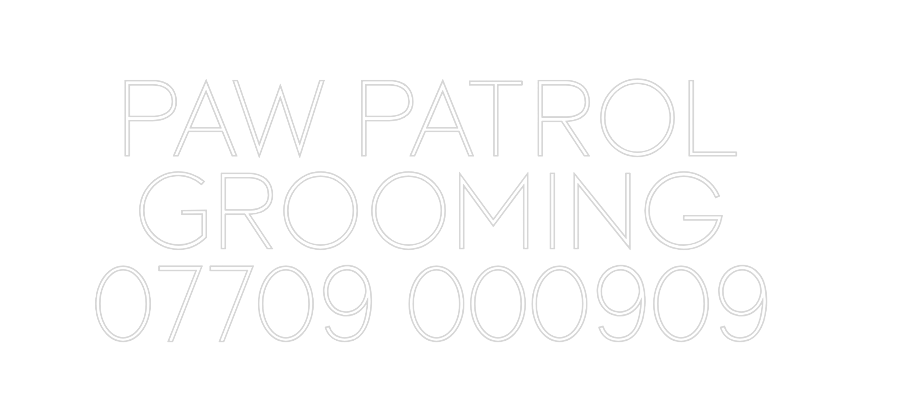 Éditeur en ligne d'enseignes au néon personnalisées Paw Patrol 
...