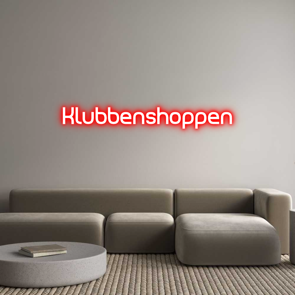 Custom Neon Sign Online Editor Klubbenshoppen