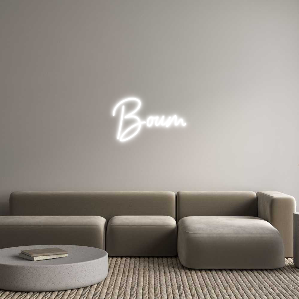 Custom Neon Sign Online Editor Boum