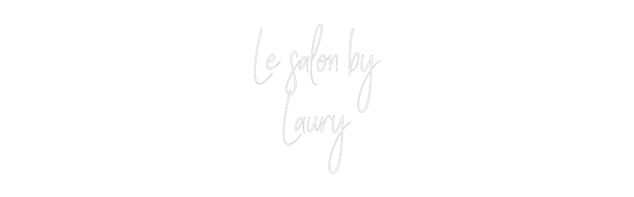 Custom Neon Sign Online Editor Le salon by
...