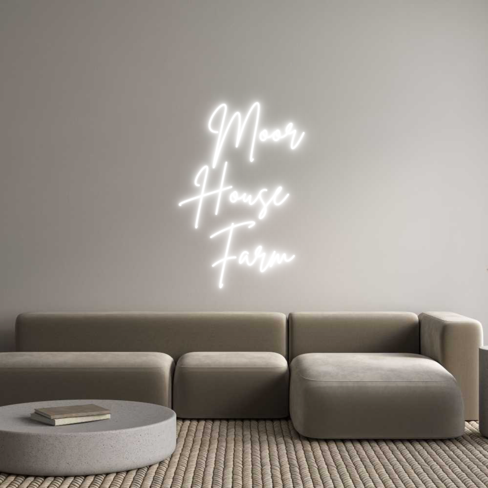 Custom Neon Sign Online Editor Moor
 Hus...